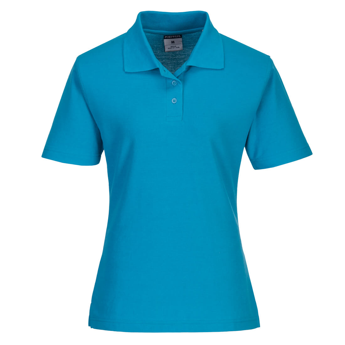 Naples Womens Polo Shirt Aqua/Black/Navy/Red/White - B209