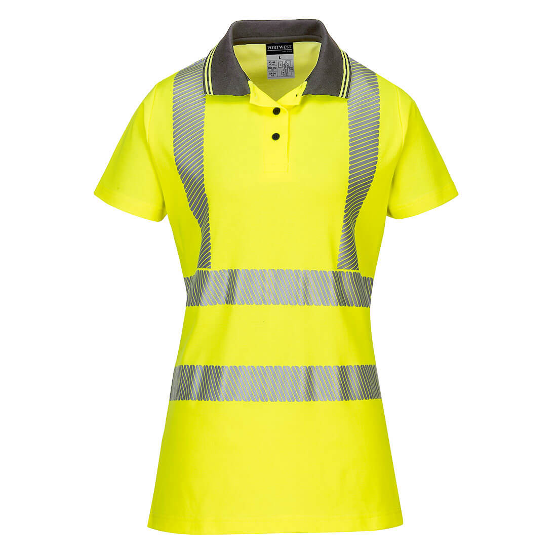 LW72 - Hi-Vis Women's Cotton Comfort Pro Polo Shirt S/S