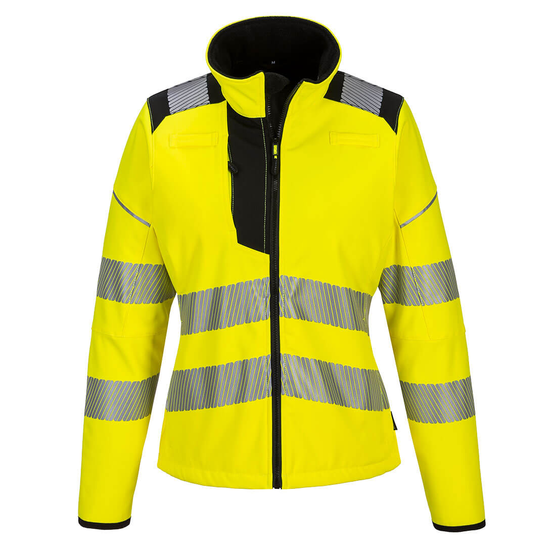 PW381 - PW3 Hi-Vis Women's Softshell (3L) Yellow/Black