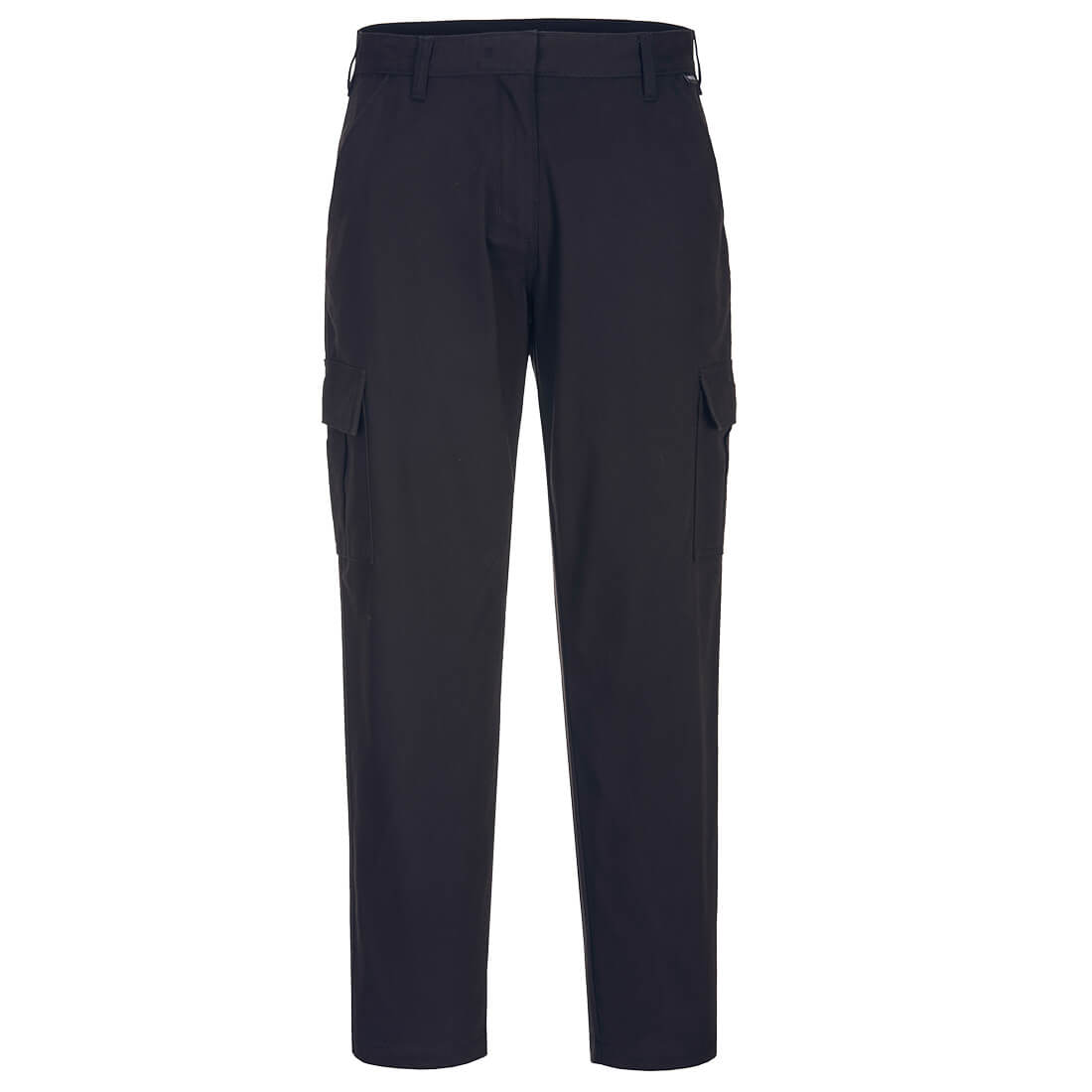 Womens Stretch Cargo Trousers Black/Darknavy/White - S233