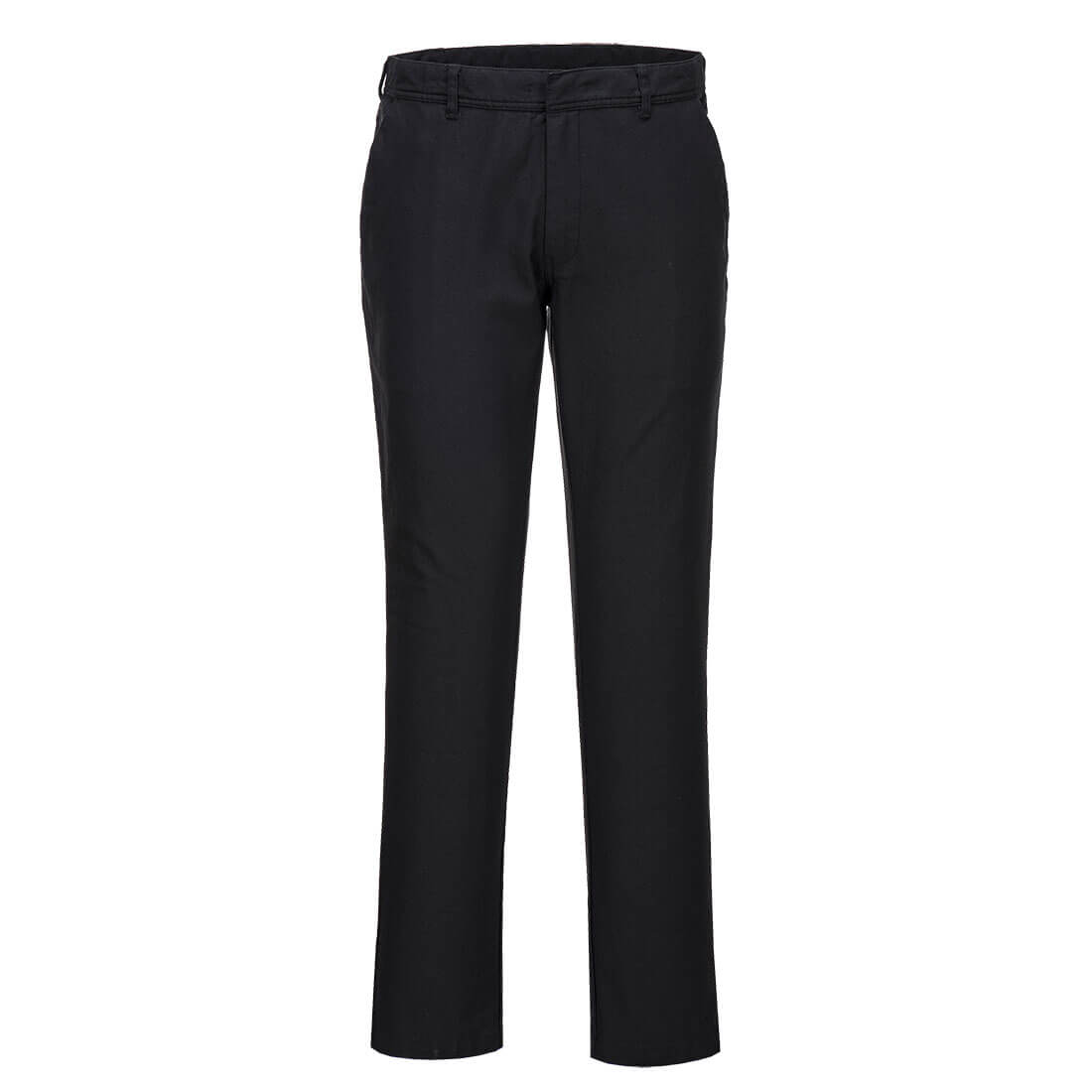 Womens Eco Stretch Slim Chino Trousers Black/Darknavy/White - S235